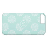 Monogrammm | Glück der Pflanze | Pastel Succulent Case-Mate iPhone Hülle (Rückseite (Horizontal))