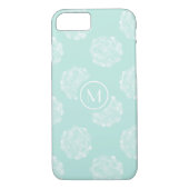 Monogrammm | Glück der Pflanze | Pastel Succulent  Case-Mate iPhone Hülle (Rückseite)