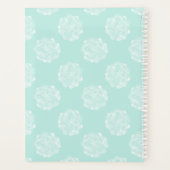 Monogrammm | Glück der Pflanze | Pastel Succulent Planer (Rückseite)