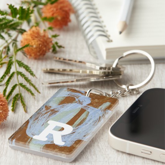 Monogrammm | Hafen Sunset Schlüsselanhänger (Vorderseite rechts)