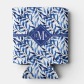 Monogrammm | Handgemalt Aquarellfarben-Farbmuster Dosenkühler (Rückseite)