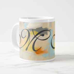 Monogrammm   Heilig II Jumbo-Tasse