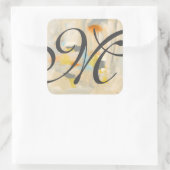 Monogrammm | Heilig II Quadratischer Aufkleber (Tasche)