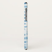 Monogrammm | Indigio Wasserfarbe Print Case-Mate iPhone Hülle (Hinten/Links)