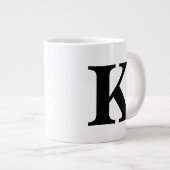 Monogrammm Jumbo-Tasse (Vorderseite Rechts)