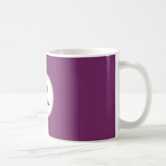 Monogrammm Kaffeetasse (Rechts)