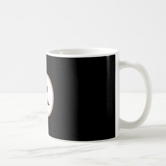 Monogrammm Kaffeetasse (Rechts)