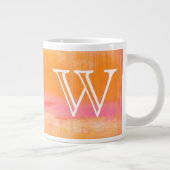 Monogrammm | Karibischer Luftraum Jumbo-Tasse (Rechts)