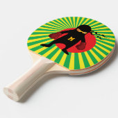 Monogrammm. Kawaii Niedlich Ninja für Nerd Geek. Tischtennis Schläger (Vorderseite)