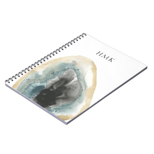 Monogrammm | Kulturgewässer III Notizblock (Linke Seite)