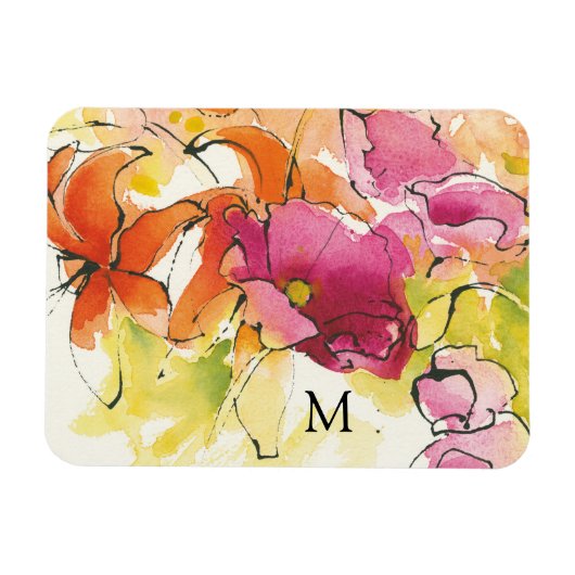 Monogrammm | Mitte Juli Magnet (Horizontal)