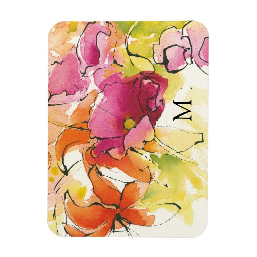 Monogrammm | Mitte Juli Magnet (Vertikal)