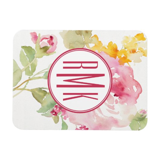 Monogrammm | Mitte Juli Magnet (Horizontal)