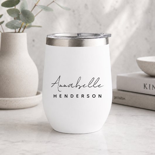 Monogrammm | Modern Minimalistisch sauber, einfach