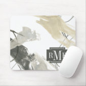Monogrammm | Monochrome Dynamik Mousepad (Mit Mouse)