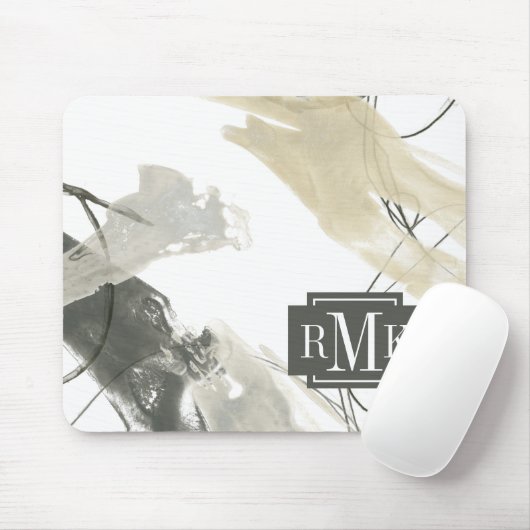 Monogrammm | Monochrome Dynamik Mousepad (Mit Mouse)