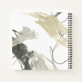 Monogrammm | Monochrome Dynamik Notizblock (Rückseite)