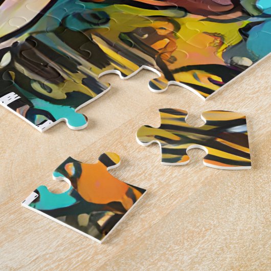 Monogrammm | Name hinzufügen | Unendlichkeitssymbo Puzzle (Seite)