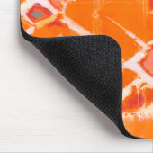 Monogrammm | Orange Tribal II Mousepad (Ecke)
