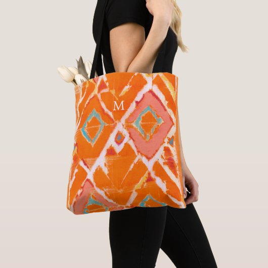 Monogrammm | Orange Tribal II Tasche (Von Nahem)