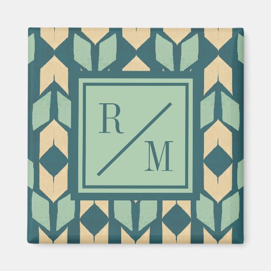 Monogrammm | Outdoor Geo Step | Geometrischer Aqua Magnet (Vorne)