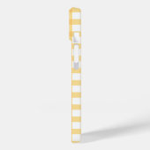 Monogrammm | Pastel Yellow Gingham Kariert Tartan  Case-Mate iPhone Hülle (Rückseite / Links)