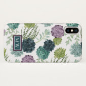 Monogrammm | Pflanze Happy Collection Succulent Pa Case-Mate iPhone Hülle (Rückseite (Horizontal))