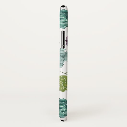 Monogrammm | Pflanze Happy Collection Succulent Pa Case-Mate iPhone Hülle (Hinten/Rechts)