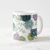 Monogrammm | Pflanze Happy Collection Succulent Pa Jumbo-Tasse (Vorderseite Rechts)