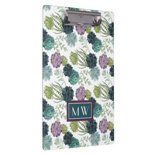 Monogrammm | Pflanze Happy Collection Succulent Pa Klemmbrett (Rechts)