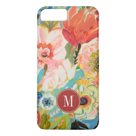 Monogrammm | Secret Garden Floral III Case-Mate iPhone Hülle (Rückseite)