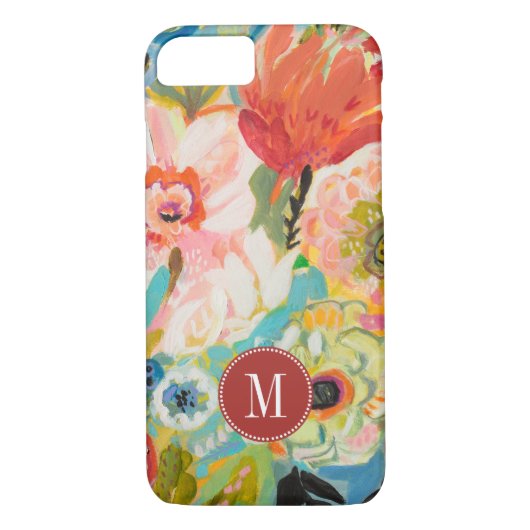 Monogrammm | Secret Garden Floral III Case-Mate iPhone Hülle (Rückseite)