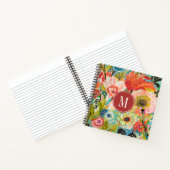 Monogrammm | Secret Garden Floral III Notizbuch (Innenseite)