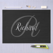 Monogrammm Seidenpapier (Handwerk)