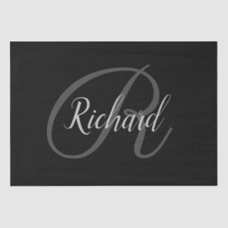 Monogrammm Seidenpapier