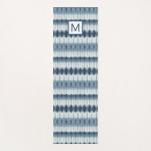 Monogrammm | Shibori Indigio Print Yogamatte (Vorderseite)
