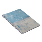 Monogrammm | Silver Aura Notizblock (Rechte Seite)