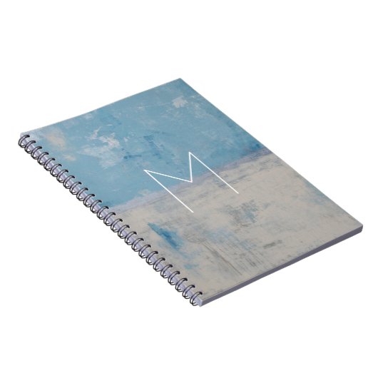 Monogrammm | Silver Aura Notizblock (Rechte Seite)