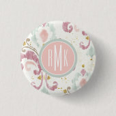 Monogrammm| Soft Deko Pattern Button (Vorderseite)