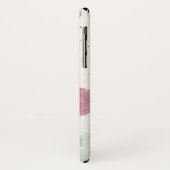 Monogrammm| Soft Deko Pattern Case-Mate iPhone Hülle (Hinten/Links)