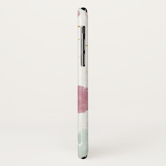 Monogrammm| Soft Deko Pattern Case-Mate iPhone Hülle (Hinten/Links)