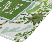 Monogrammm | Sukkuläres Feld I Schneidebrett (Ecke)