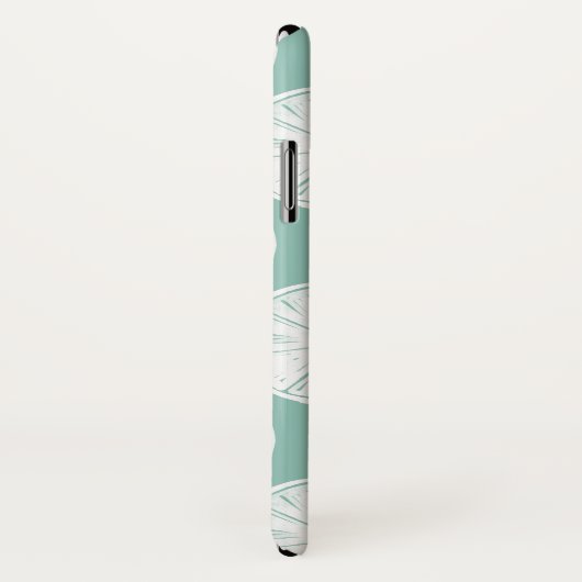 Monogrammm | Taco über Liebe | Aquamarines Limones Case-Mate iPhone Hülle (Hinten/Rechts)