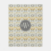 Monogrammm | Tapestry Rosette II Fleecedecke (Vorderseite)