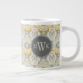 Monogrammm | Tapestry Rosette II Jumbo-Tasse (Rechts)