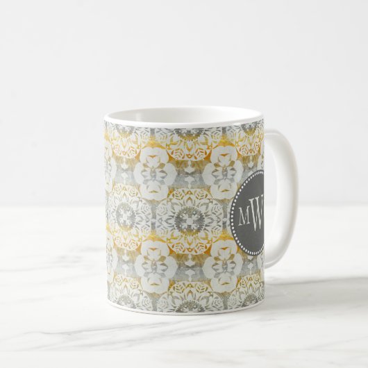 Monogrammm | Tapestry Rosette II Kaffeetasse (VorderseiteRechts)