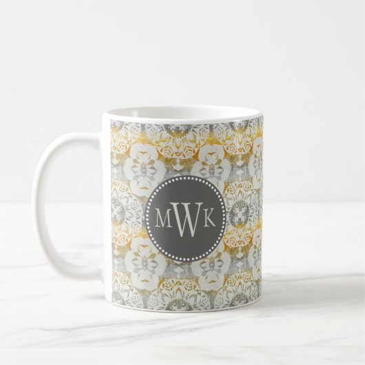Monogrammm | Tapestry Rosette II Kaffeetasse (Links)