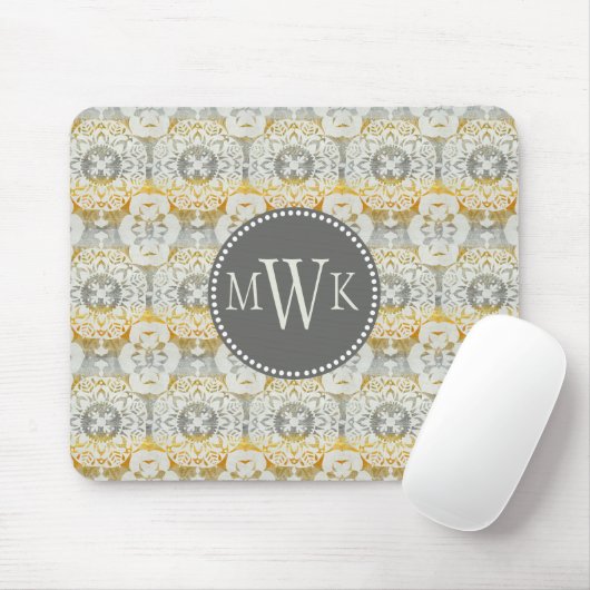 Monogrammm | Tapestry Rosette II Mousepad (Mit Mouse)