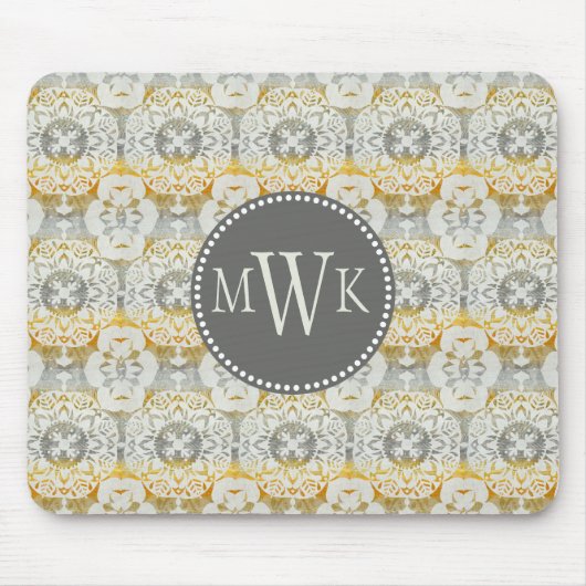 Monogrammm | Tapestry Rosette II Mousepad (Vorne)