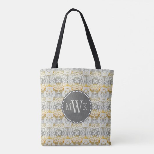 Monogrammm | Tapestry Rosette II Tasche (Rückseite)